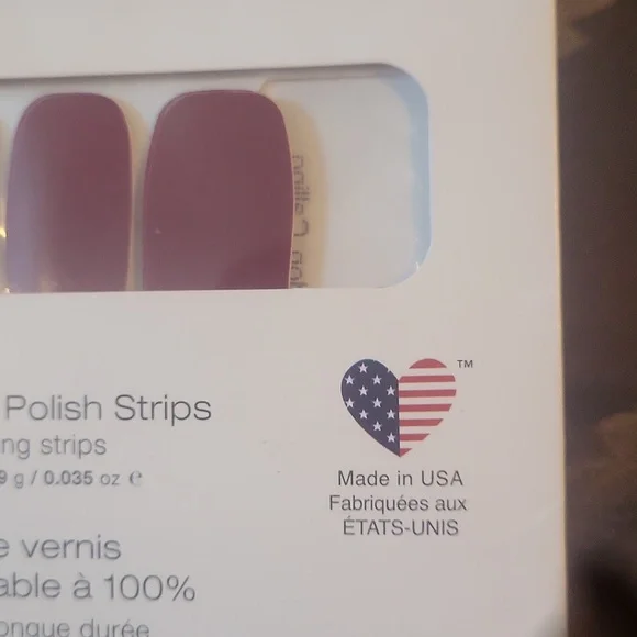 Color Street Nail Polish Strips in Purple London Calling Color - Picture 3 of 3